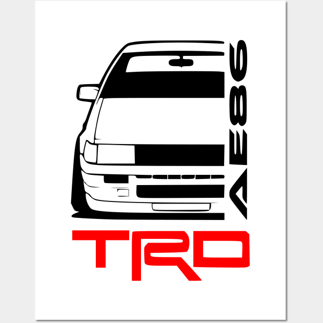 AE86 Toyota Trueno Wall Art by Tuner Society SA